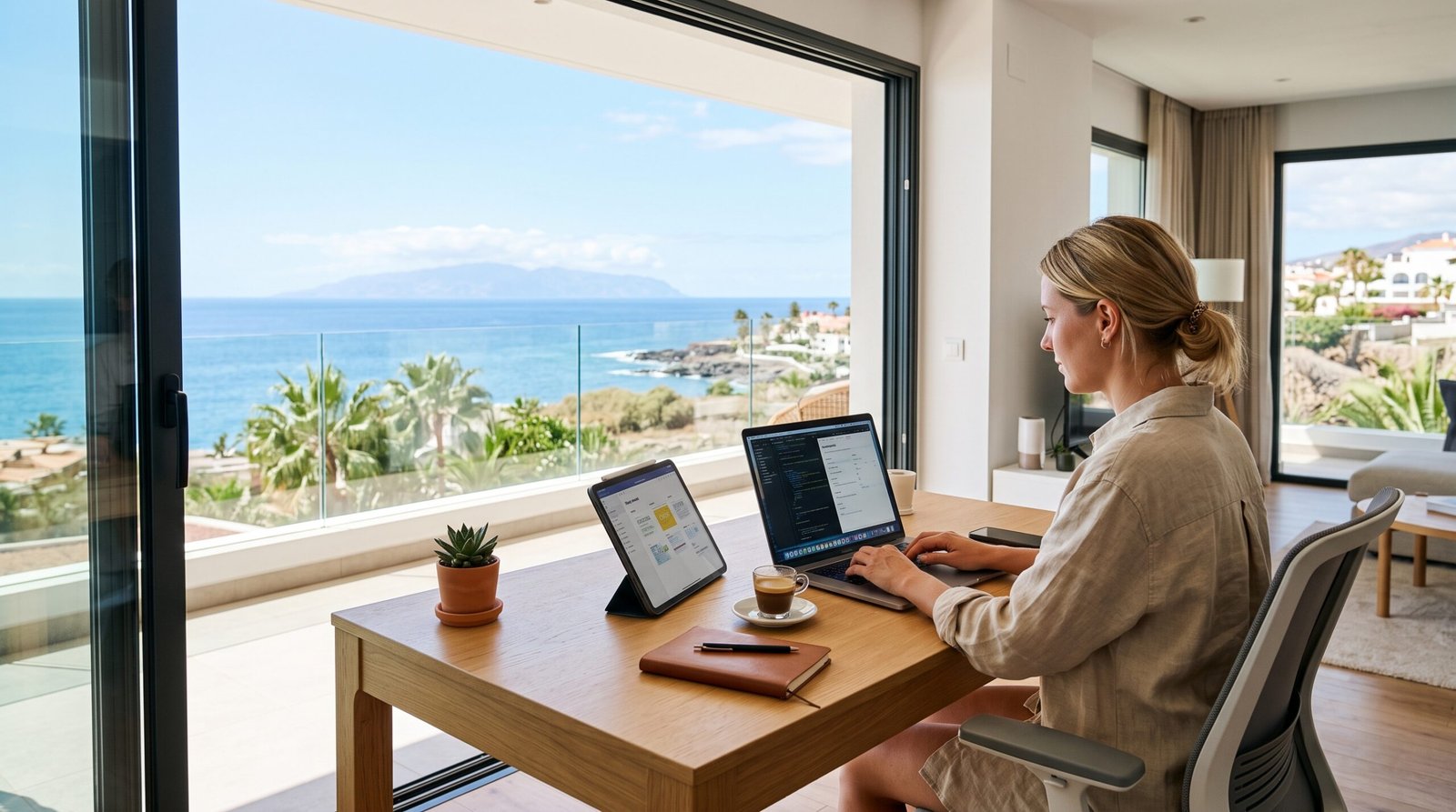 Remote Working in Costa Adeje: Fibre Broadband and Winter Rental Setups