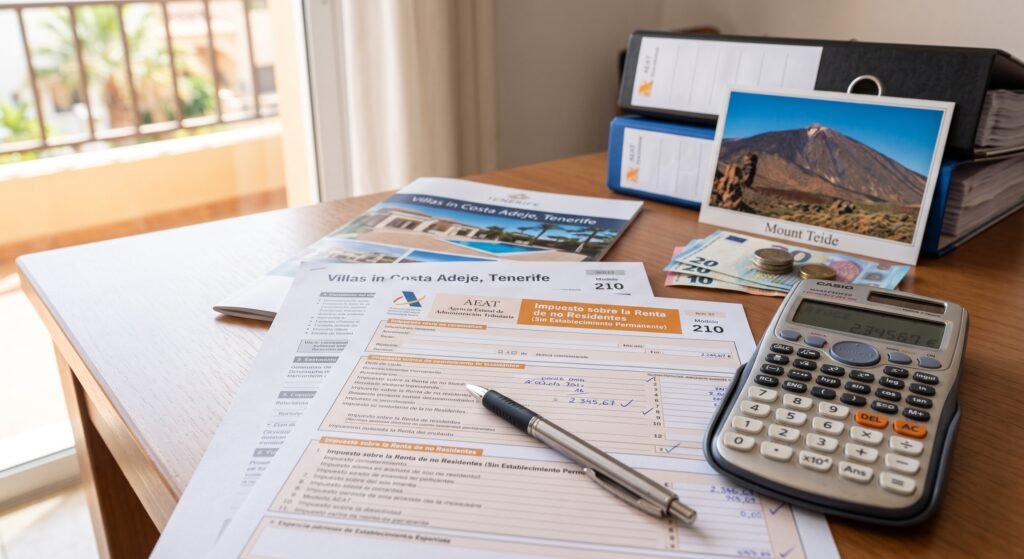 Modelo 210 for Landlords in Tenerife: Understanding Non-Resident Tax Deductions and Compliance